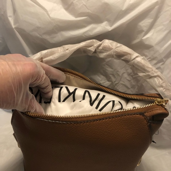 Calvin Klein Caramel Deandra Crossbody Bag - Picture 3 of 10
